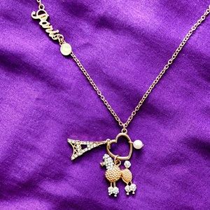 Gold Paris Charm Necklace